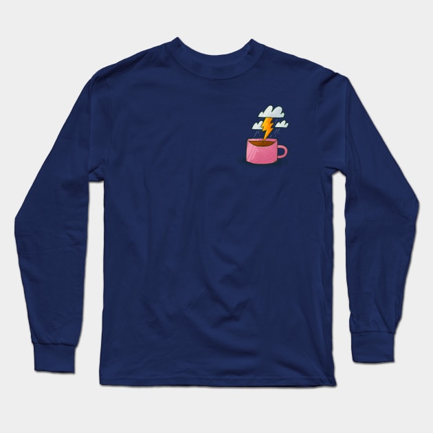 Thunder Coffee Long Sleeve T-Shirt by Tania Tania